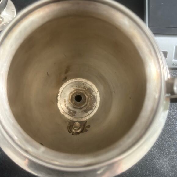 Royal Rochester Chrome Vintage Electric Coffee Pot Percolator 3PC Set - Picture 7 of 10